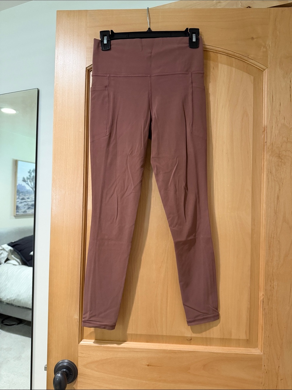 Athleta High-Rise Leggings in Mauve